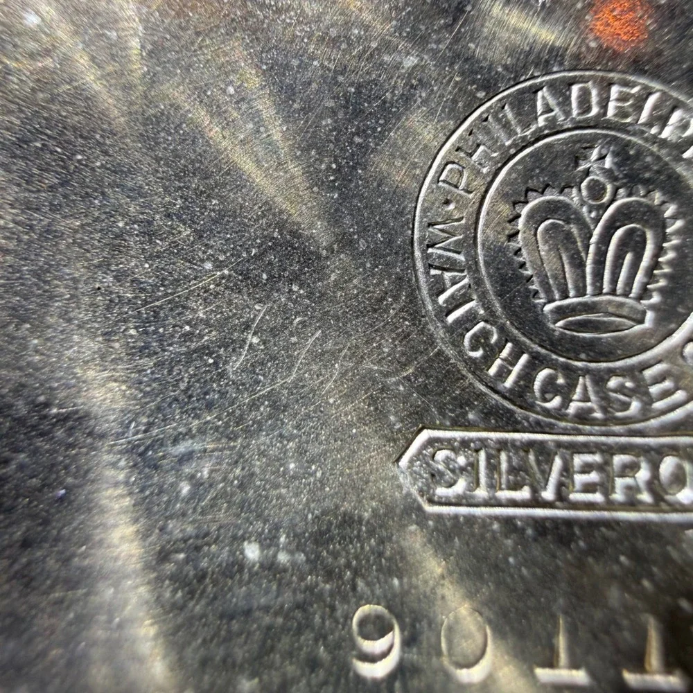 1927 Elgin Pocket Watch Size 16s Grade 480 7J Silverode Red Minute Track Running